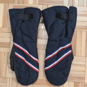 Vintage Snowmobile Mittens Made In Canada Size M